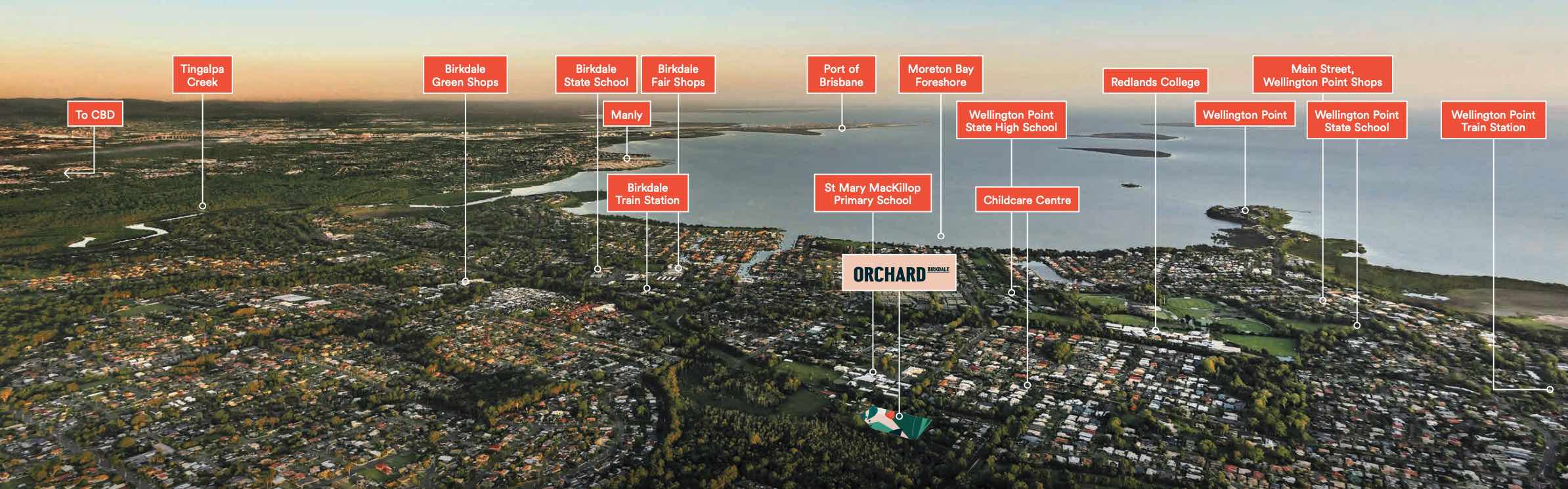 Orchard Estate - Birkdale Aerial