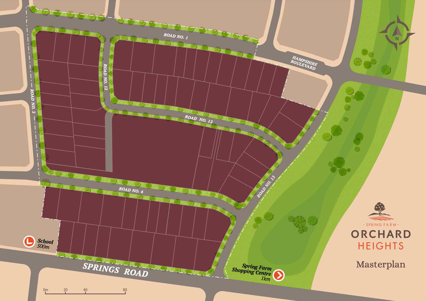 Orchard Heights Estate - Spring Farm Masterplan