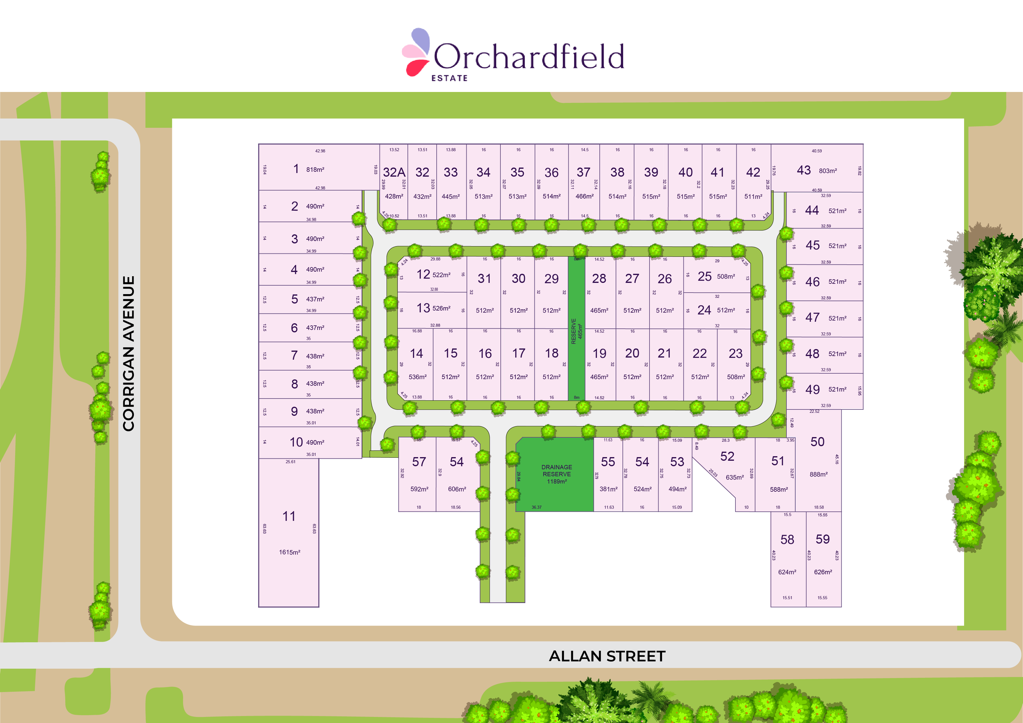 Orchardfield Estate - Kyabram Masterplan