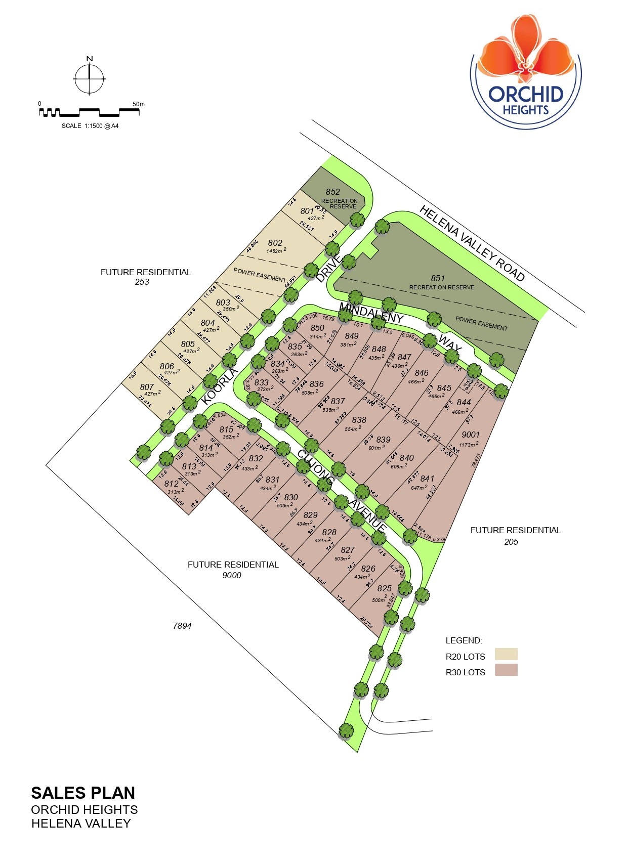 Orchid Heights Estate - Helena Valley Masterplan