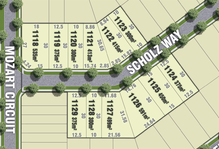 Orleana Waters Estate - Evanston Gardens Release Map