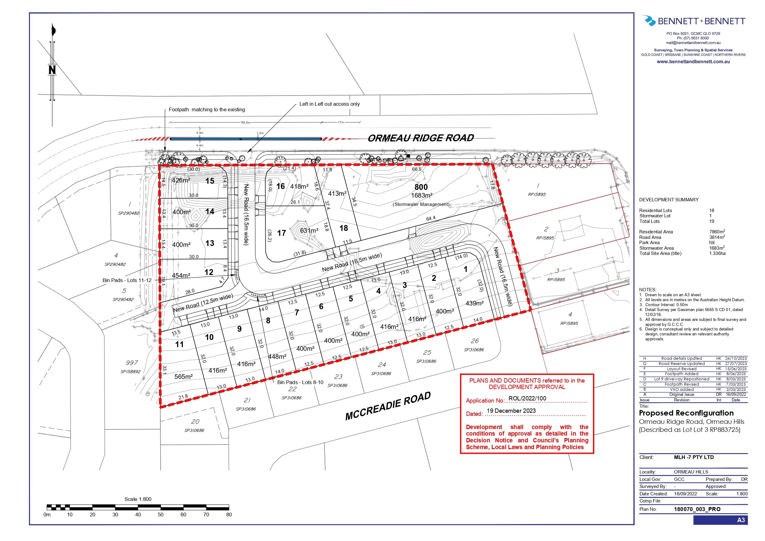 Ormeau Ridge Road - Ormeau Hills Masterplan