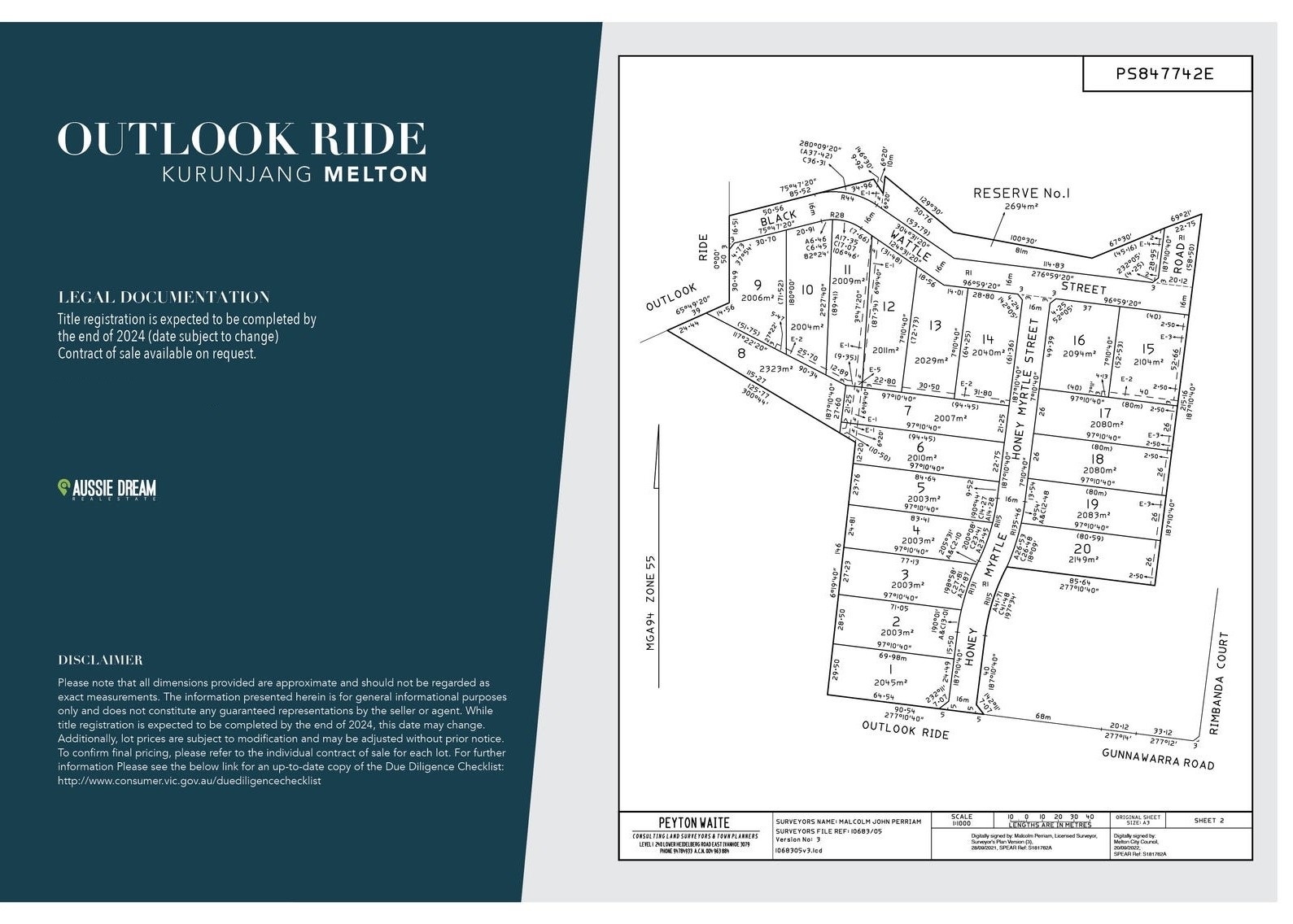 Outlook Ride Estate - Kurunjang Masterplan