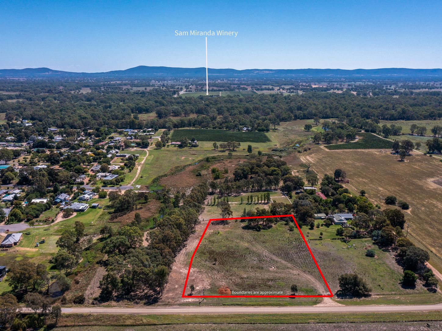Oxley Plains Road - Oxley Aerial
