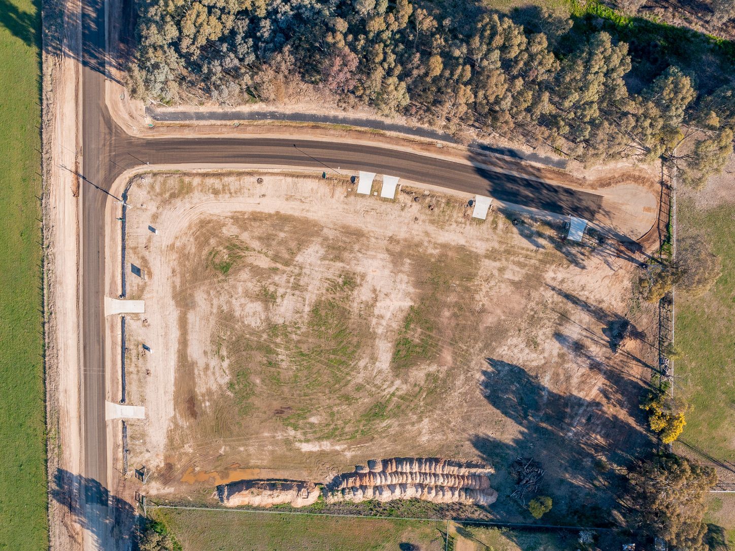 Oxley Plains Road - Oxley Aerial