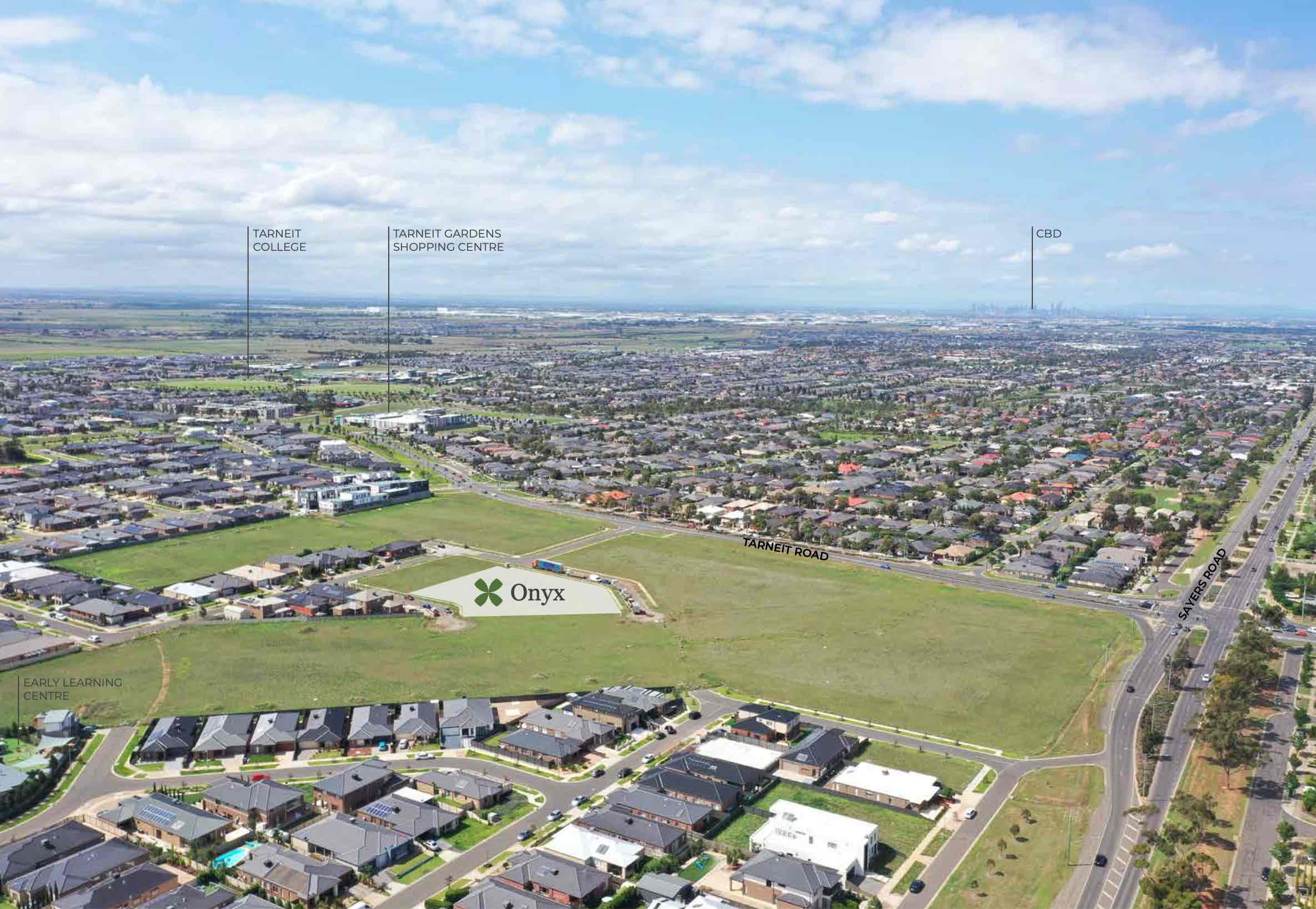 Oynx Estate - Tarneit Aerial