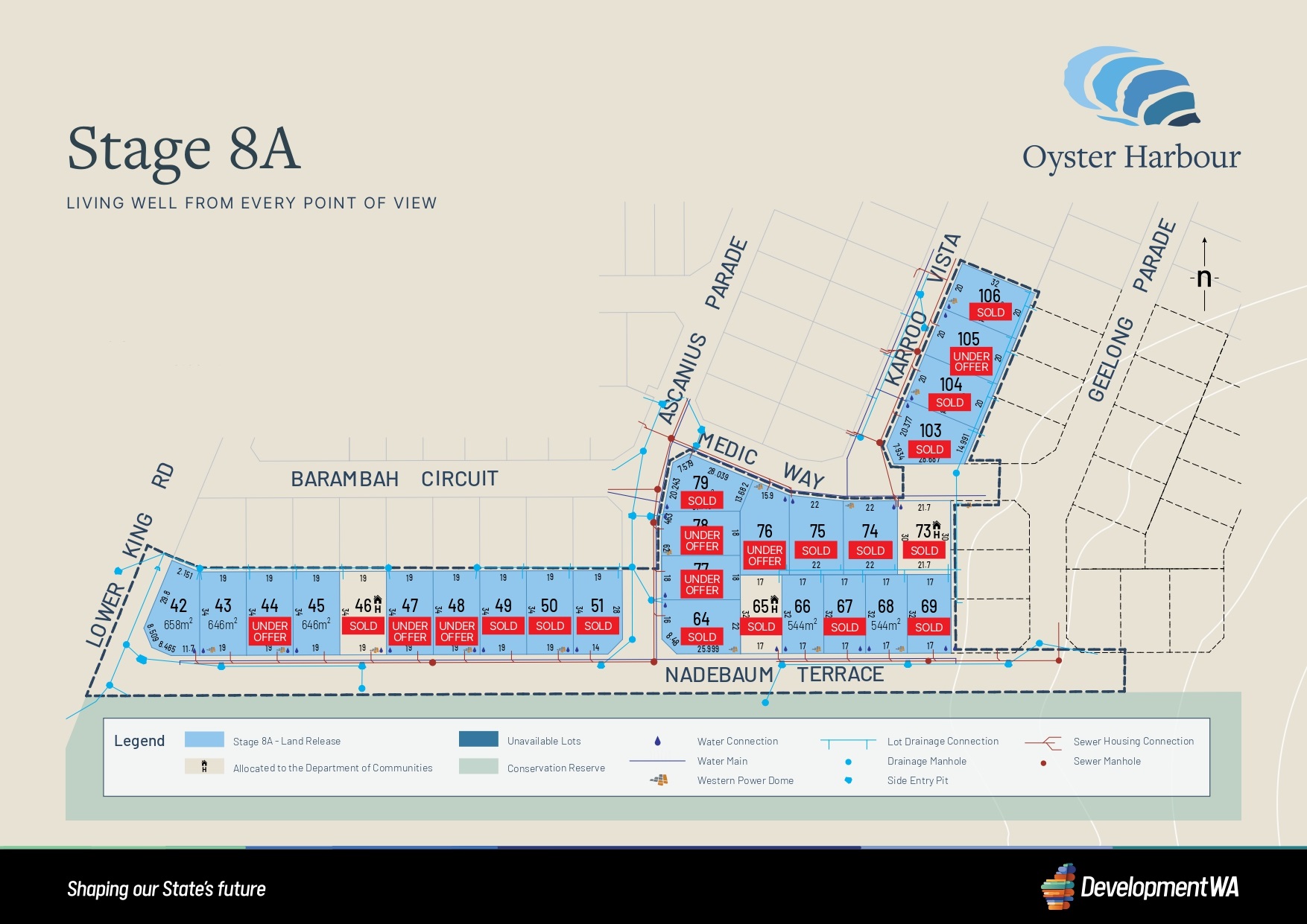 Oyster Harbour Estate - Bayonet Head Release Map