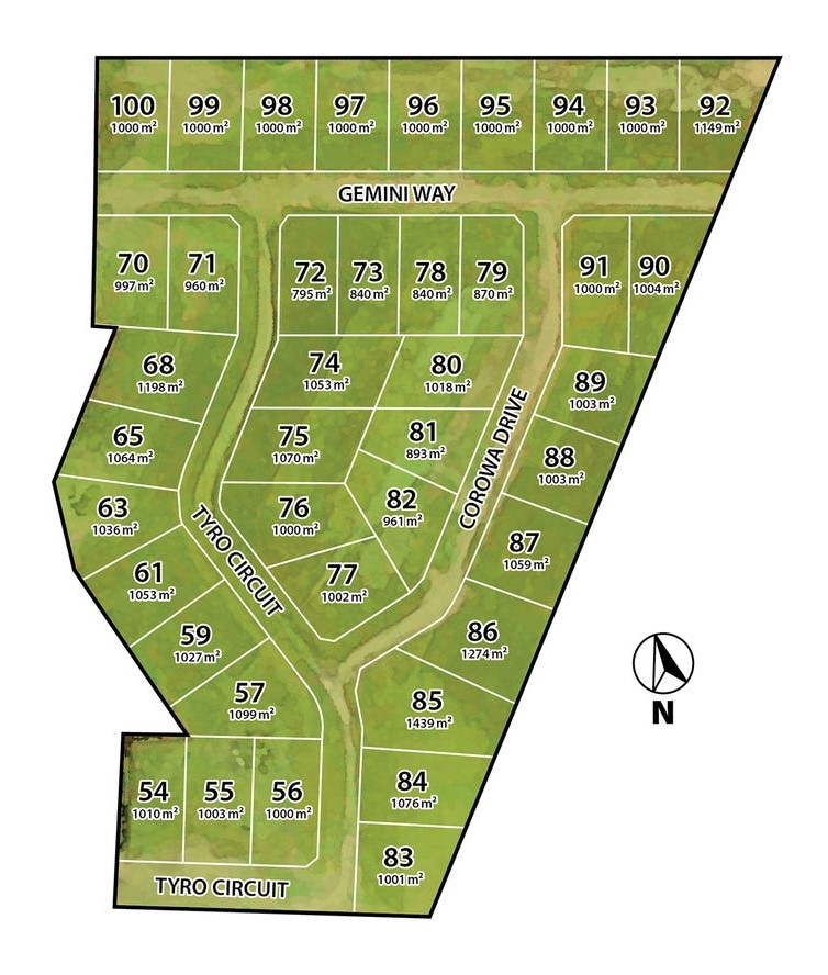 Paddlesteamer Estate - Mannum Release Map
