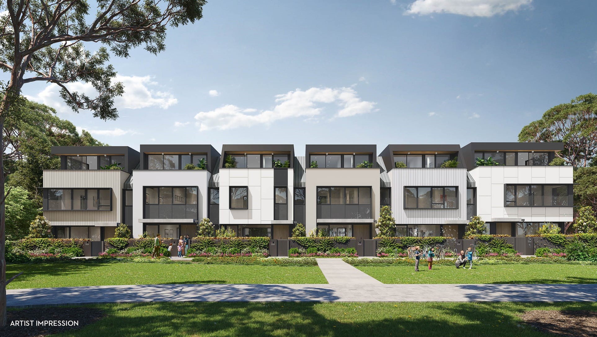 Pagewood Centro Rivera Townhouses - Eastgardens Render