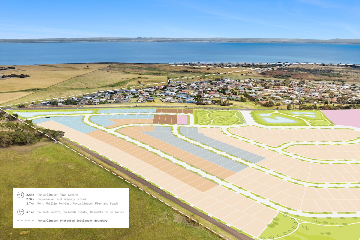 Panorama Estate - Portarlington Aerial