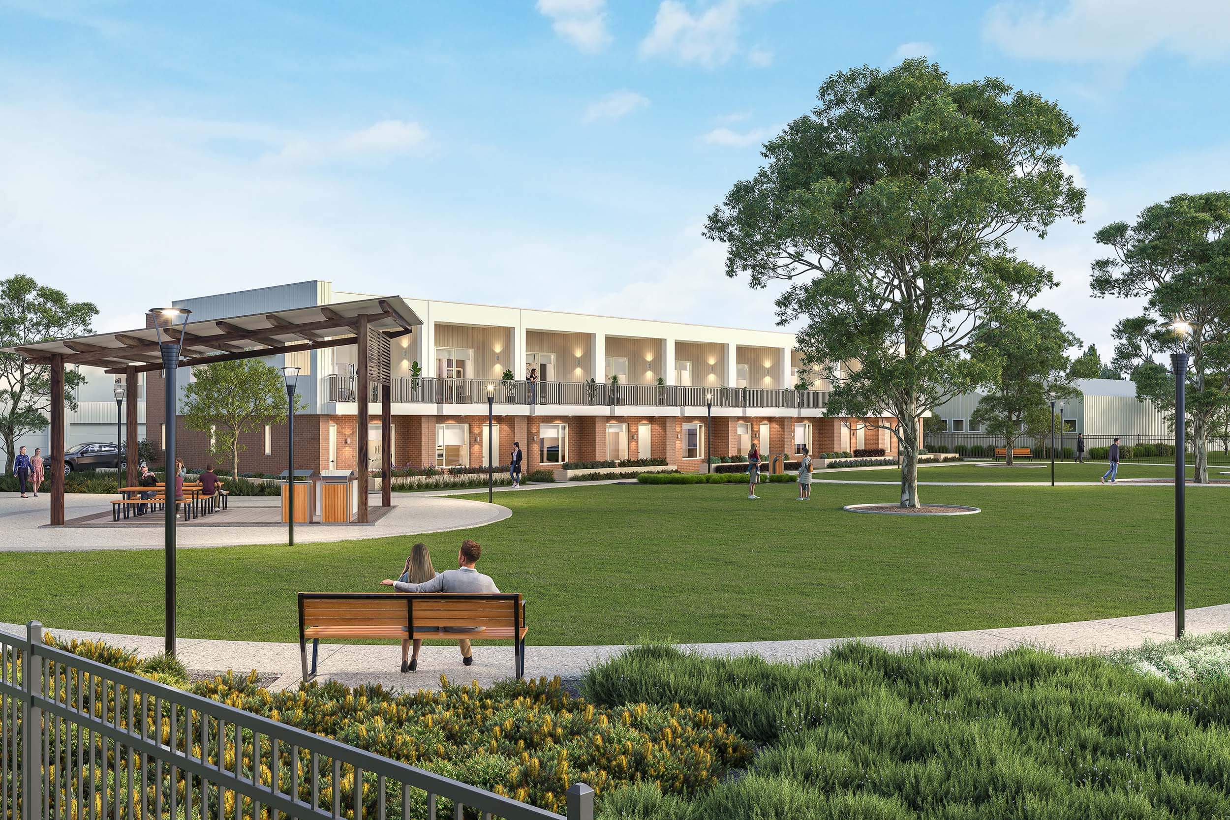 Panorama Place Estate - Panorama Render