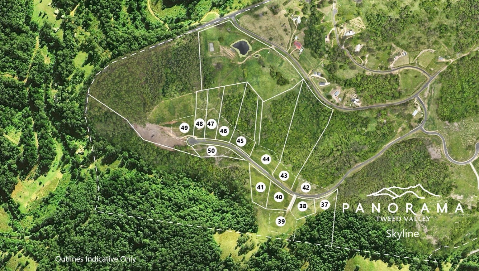 Panorama Tweed Valley Estate - Kunghur Aerial
