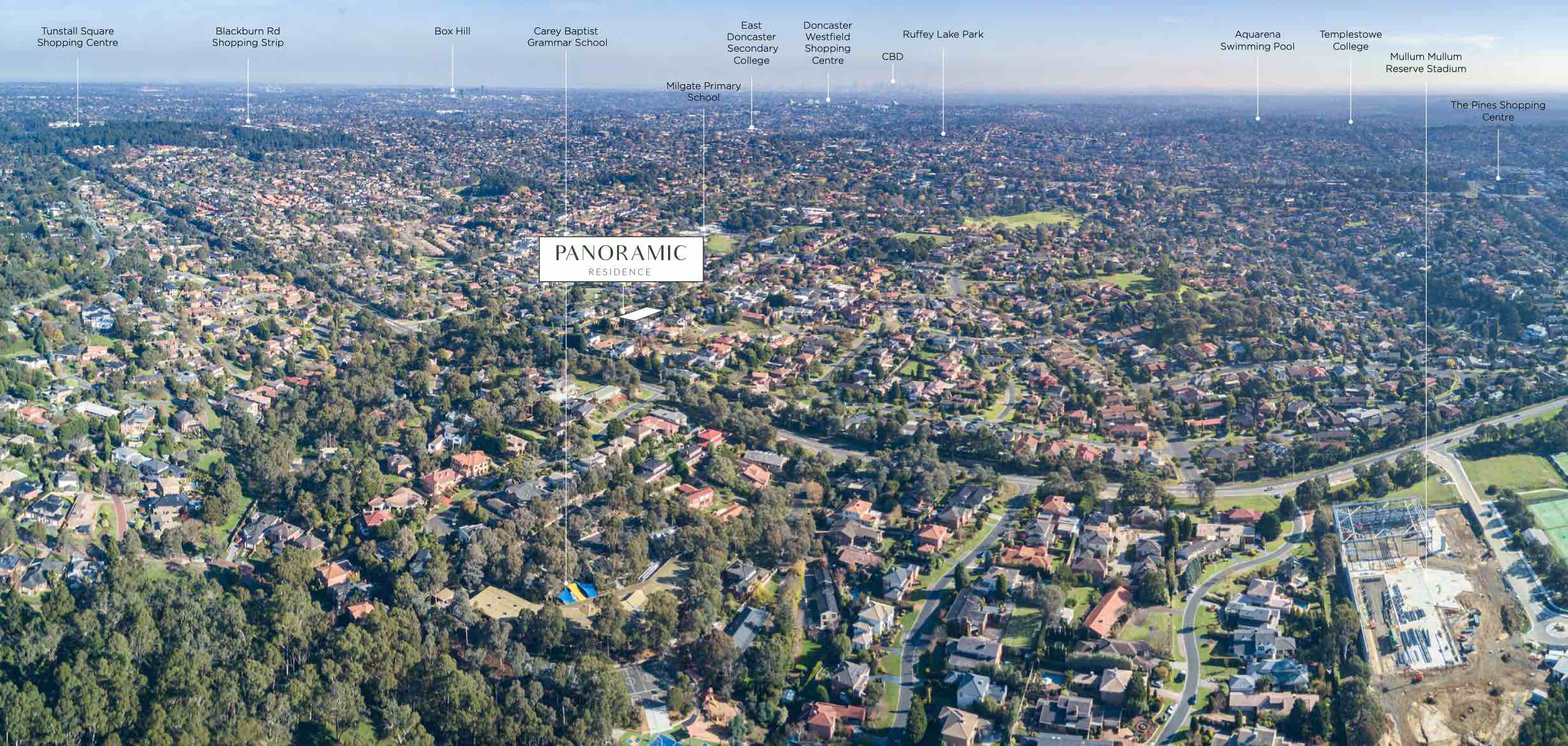 Panoramic Residence - Donvale Aerial