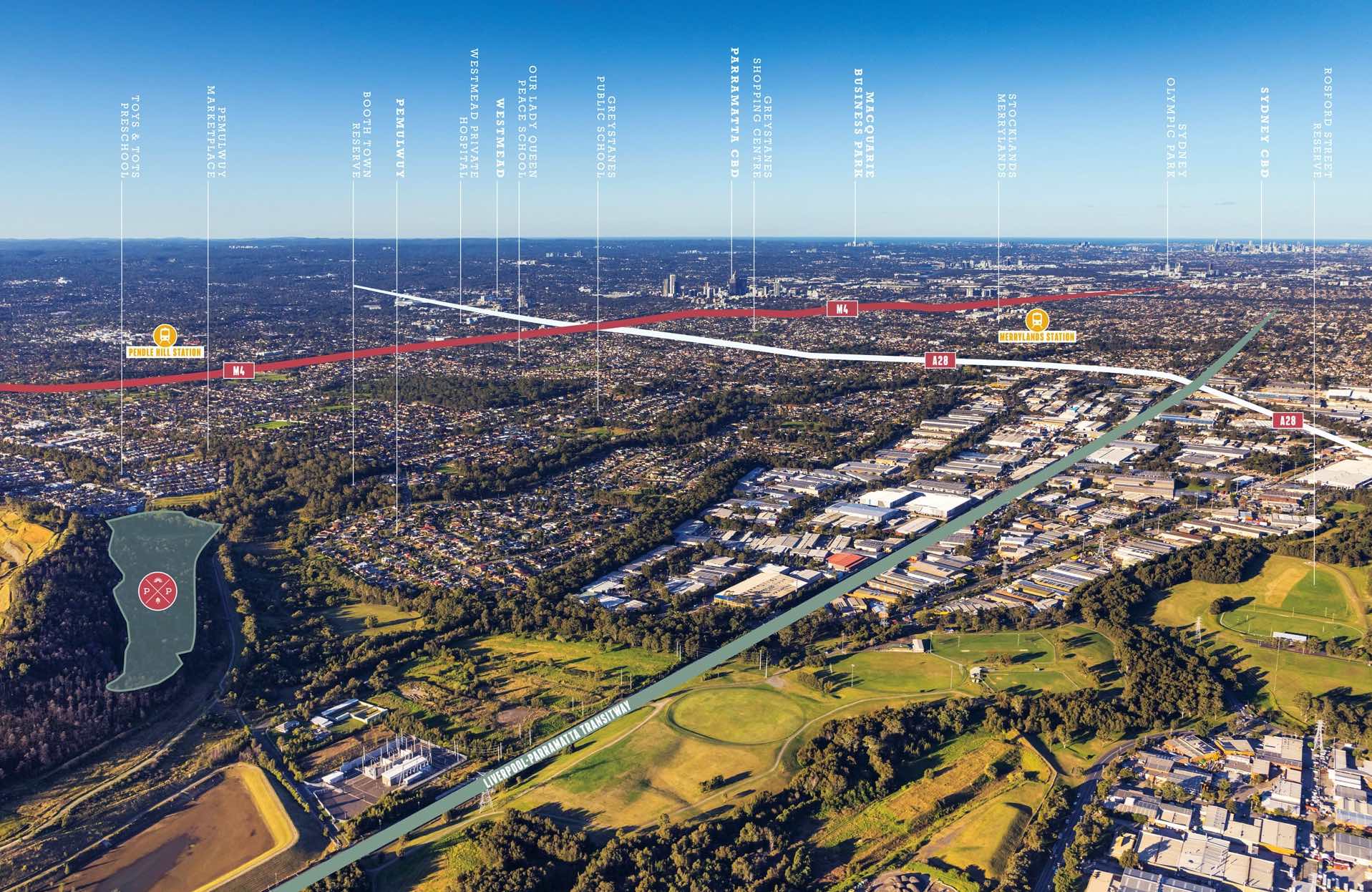 Parade Residences - Pemulwuy Aerial