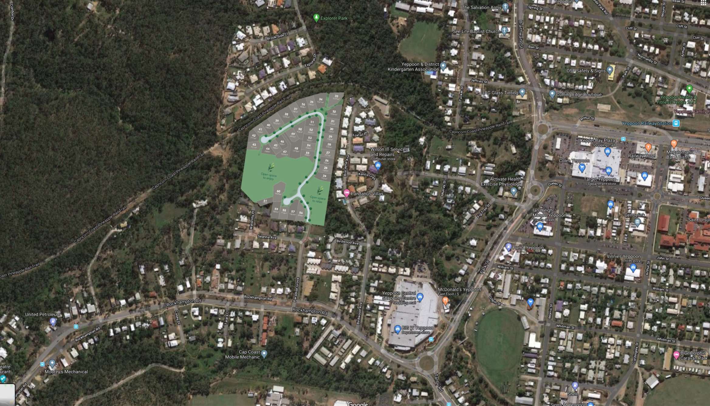Paradise Grove Estate - Yeppoon Aerial