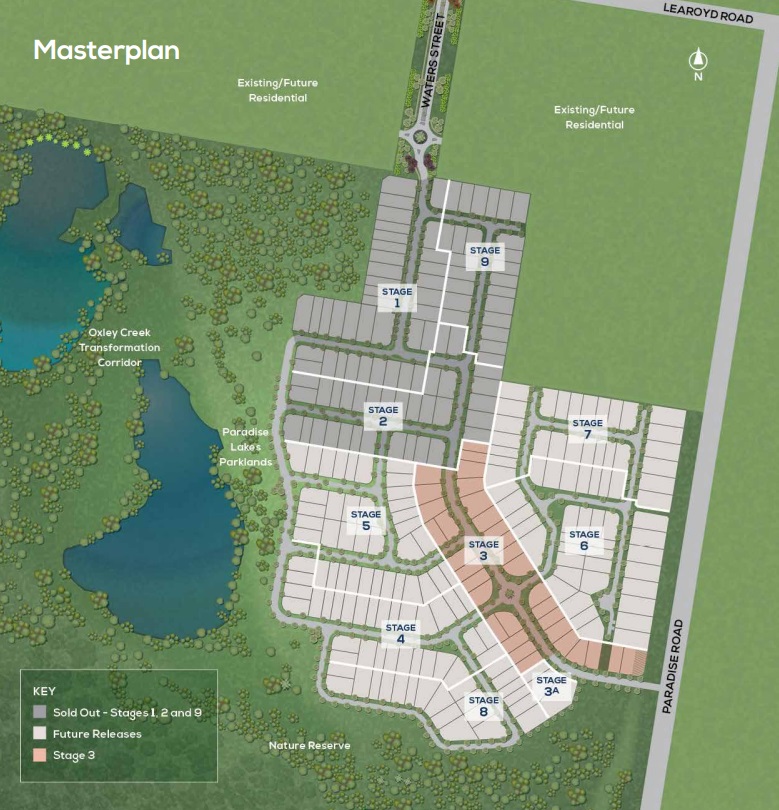 Paradise Lakes Estate - Willawong Masterplan