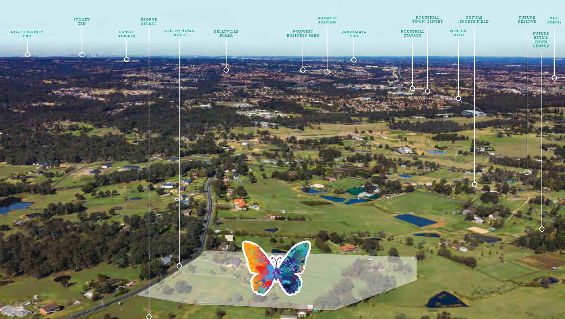 Paramount Estate - Box Hill Aerial
