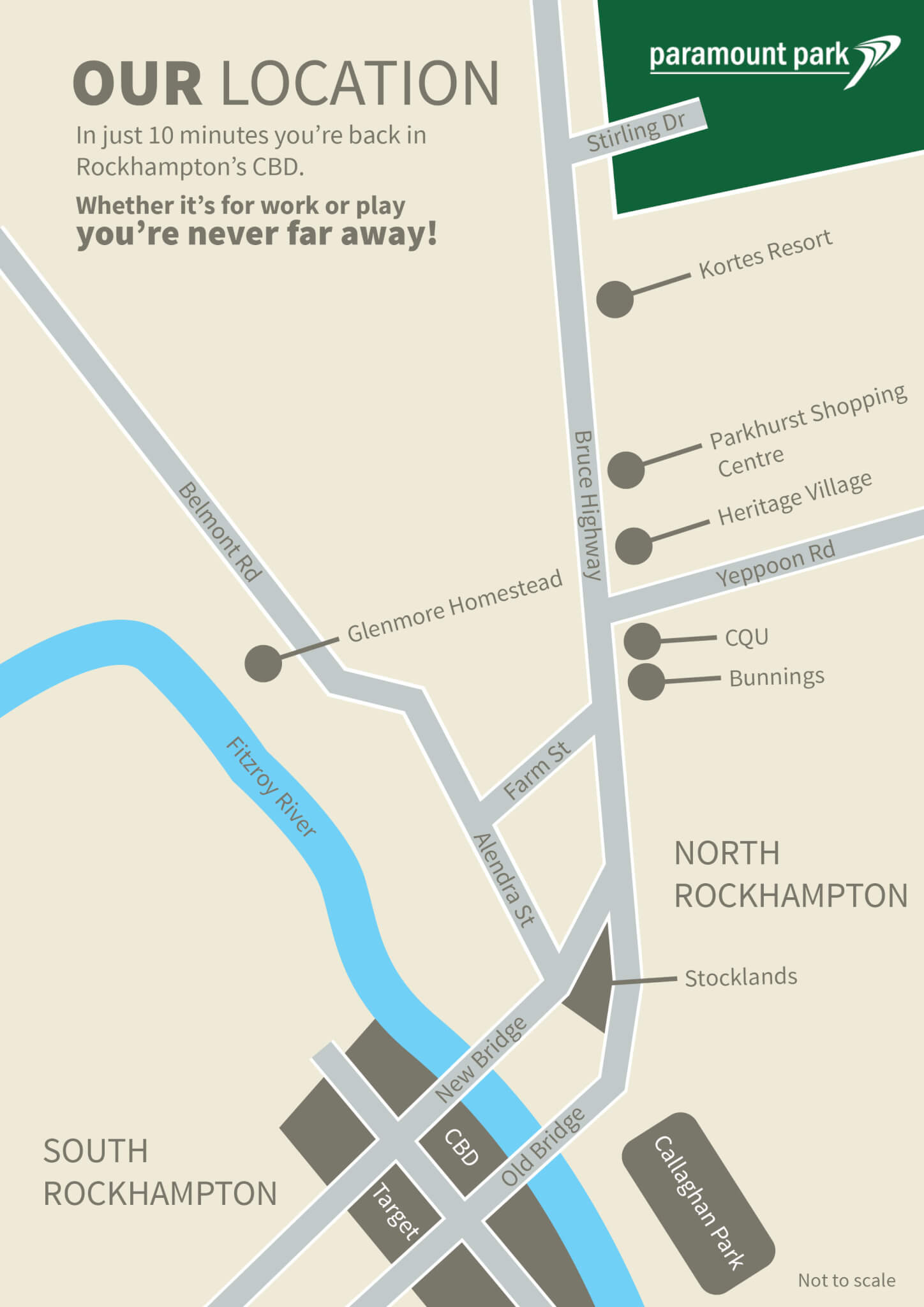 Paramount Park Estate - Rockyview Location Map