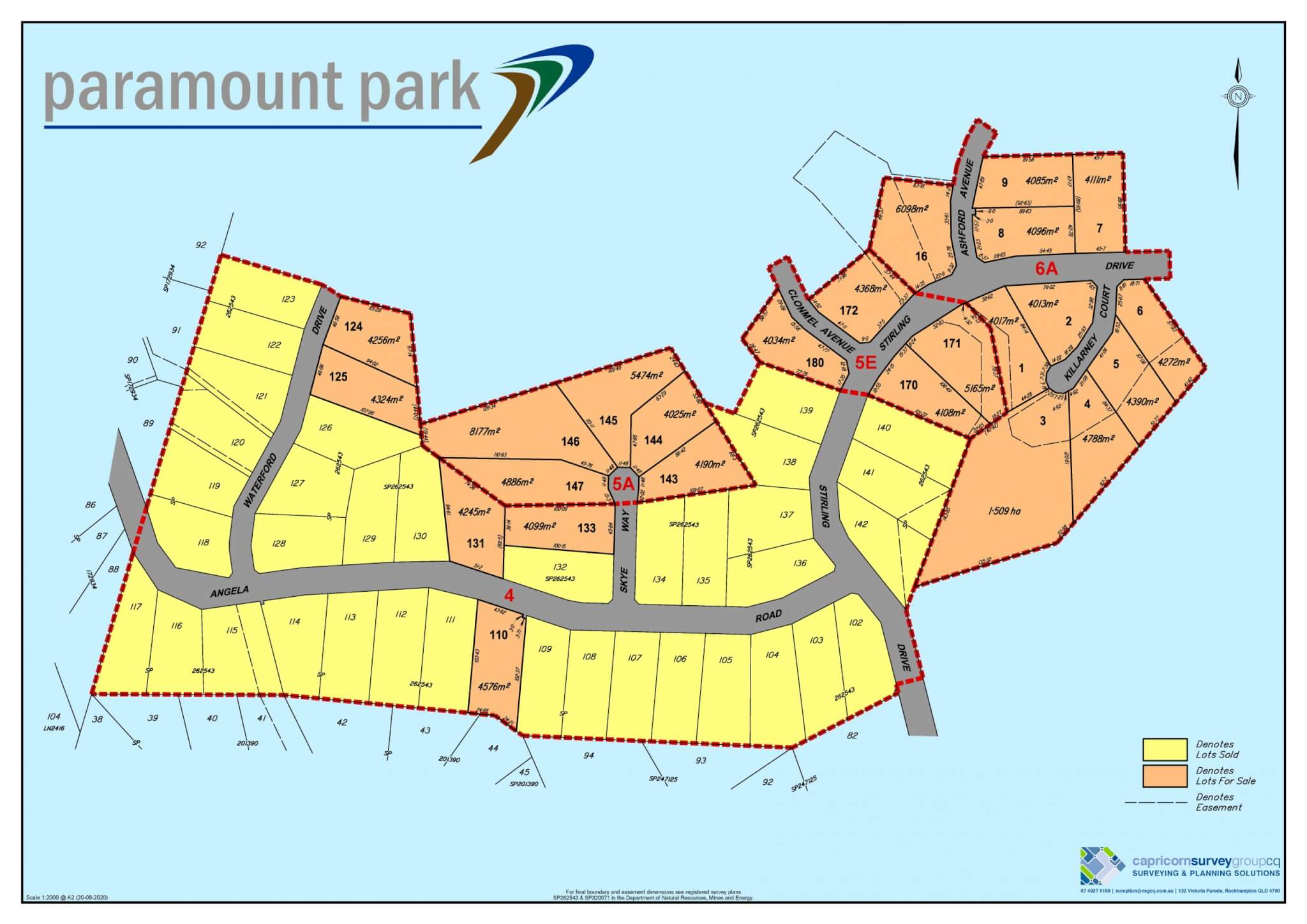 Paramount Park Estate - Rockyview Release Map