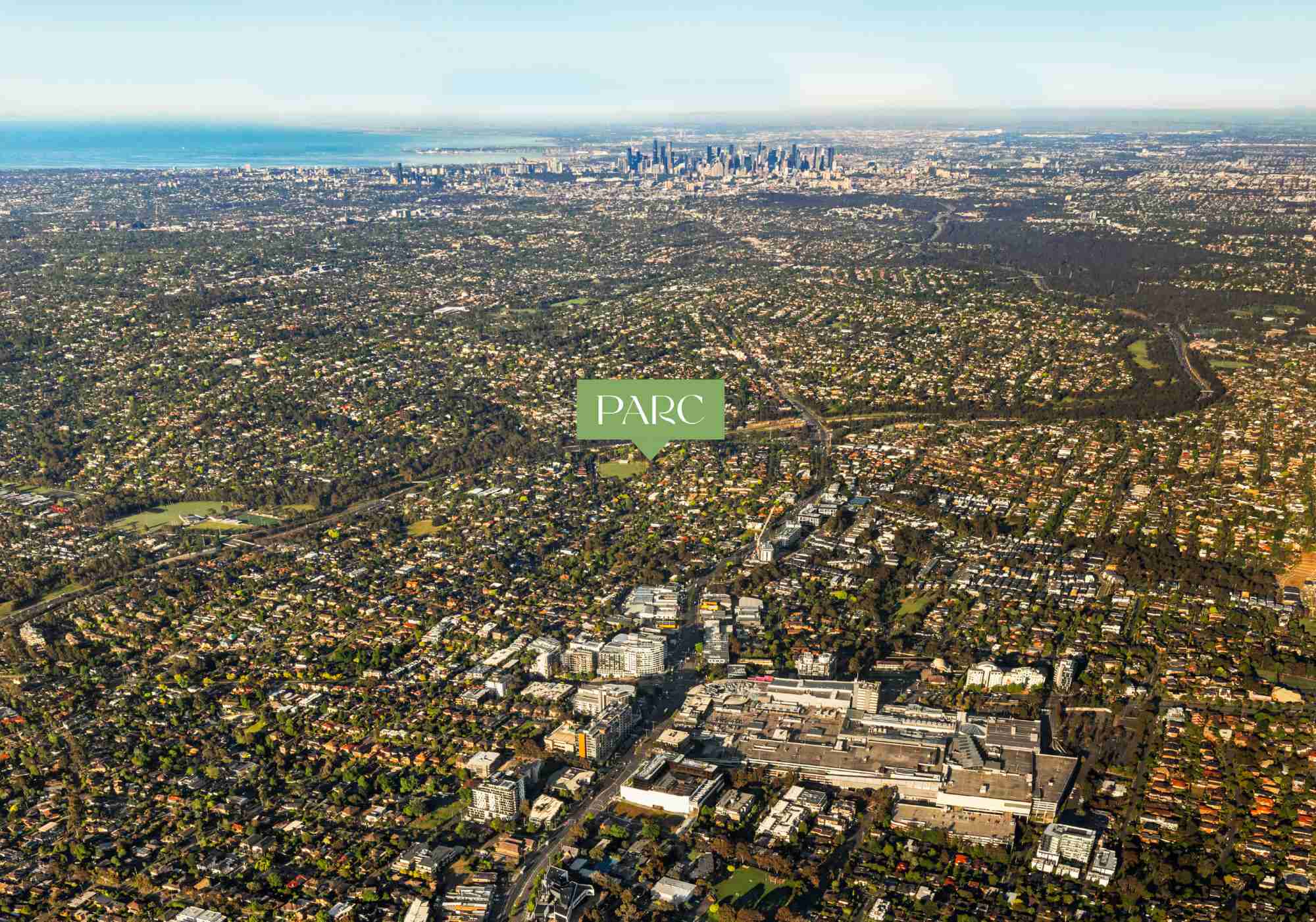 Parc Townhomes - Doncaster Aerial