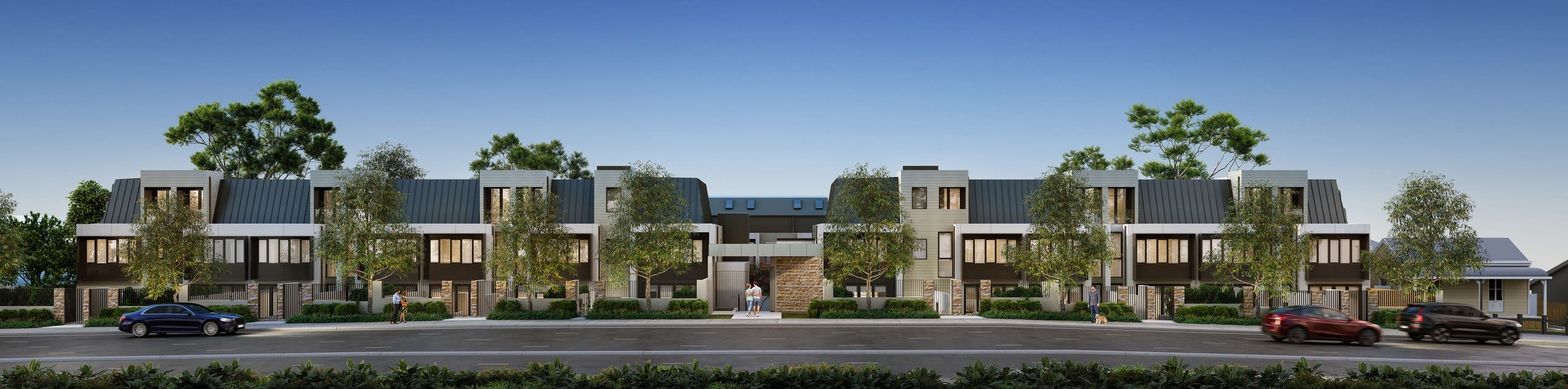 Parisian Estate - Castle Hill Render