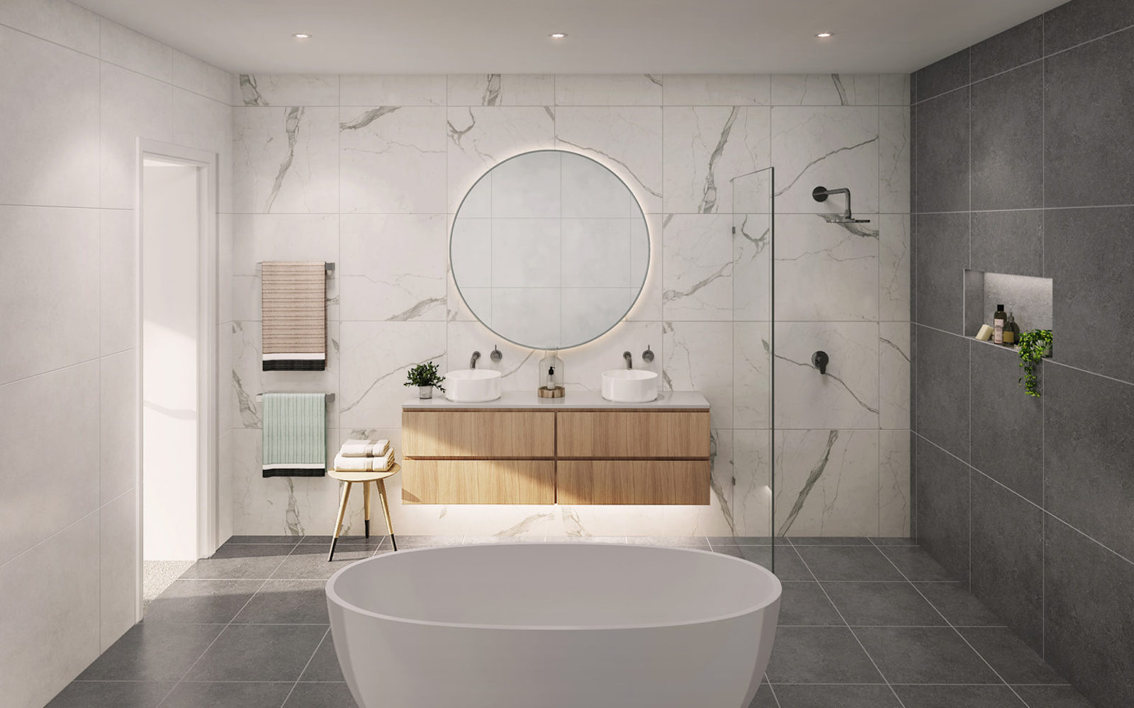 Park Avenue Estate - Rouse Hill Ensuite Render