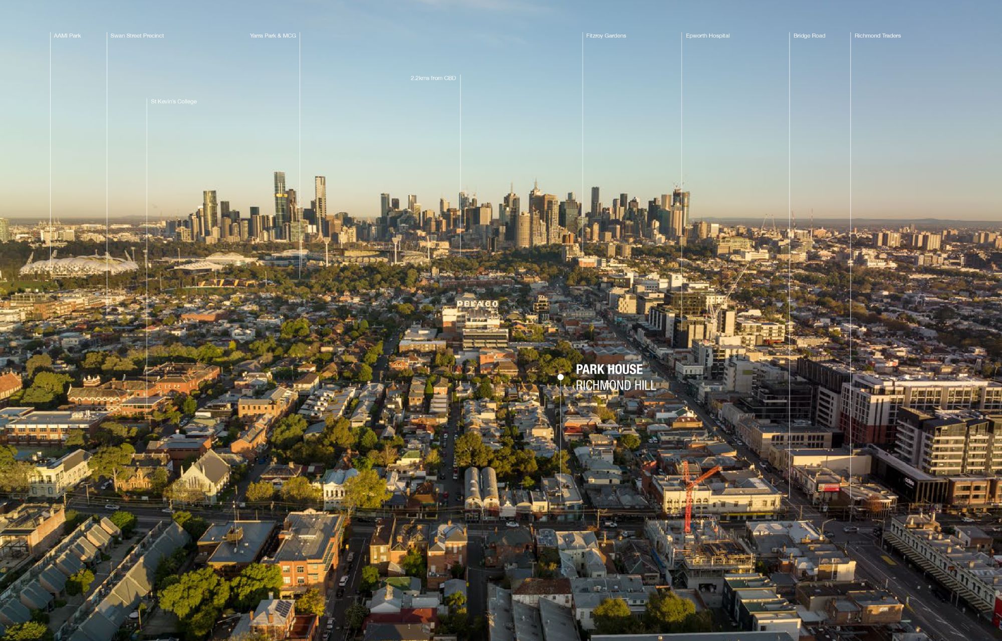 Park House Estate - Richmond Aerial
