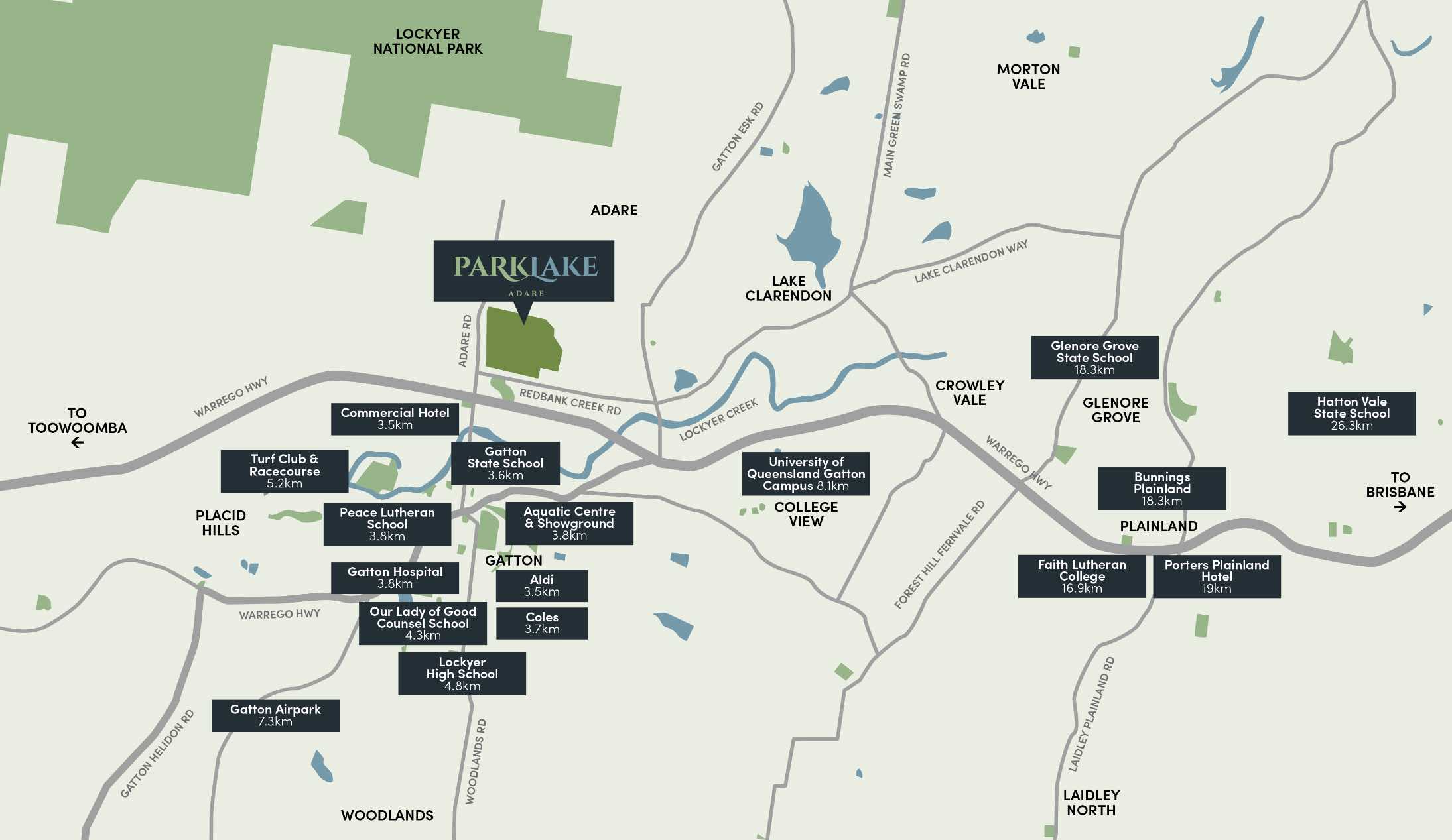 Park Lake Estate - Adare Location m Location Map