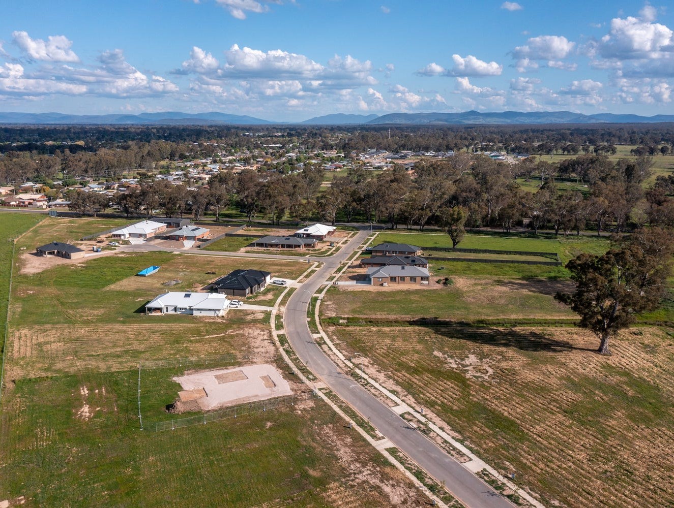 Park Lane Estate - Benalla Aerial