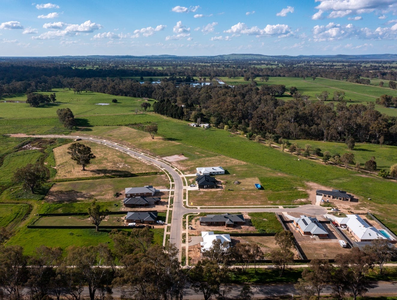 Park Lane Estate - Benalla Aerial