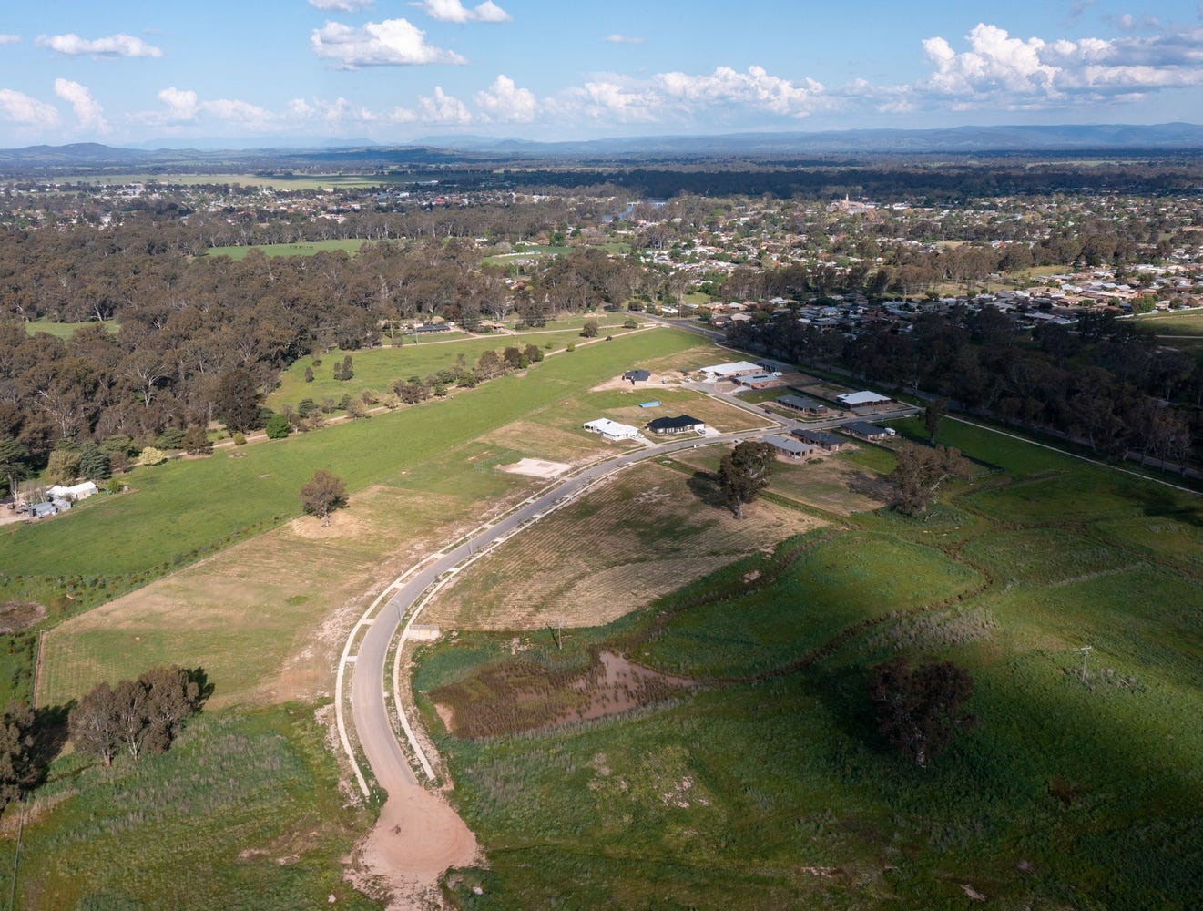 Park Lane Estate - Benalla Aerial