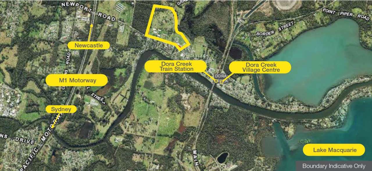 Park Rise Estate - Dora Creek Location Map