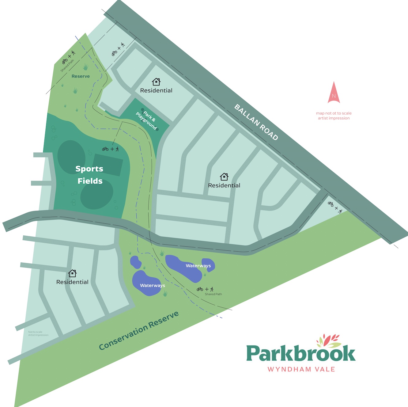 Parkbrook Wyndham Vale Estate - Manor Lak Masterplan