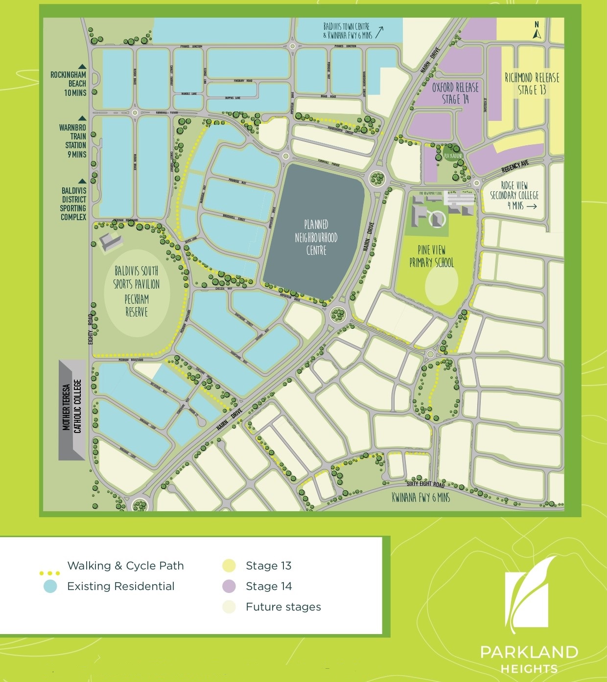 Parkland Heights Estate - Baldivis Masterplan