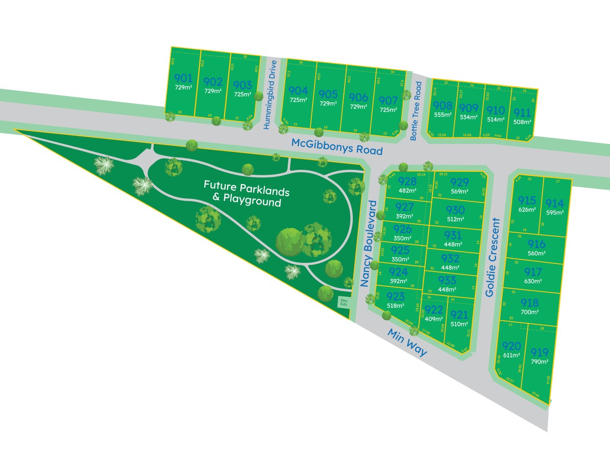 Parklands Estate - Wonthagg Release Map