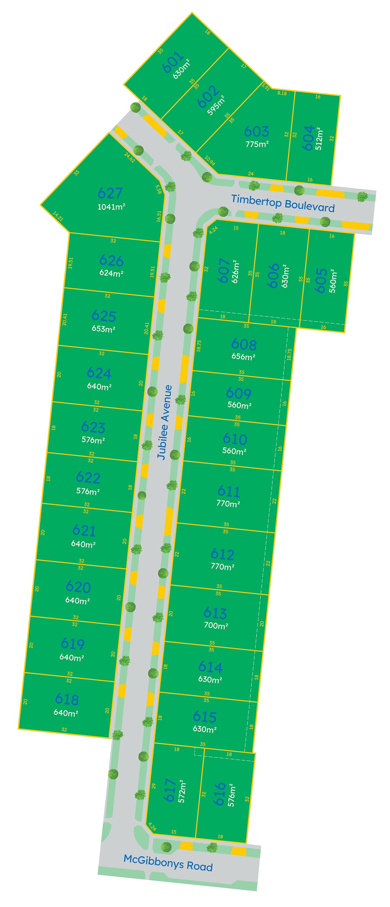 Parklands Estate - Wonthaggi Release Map