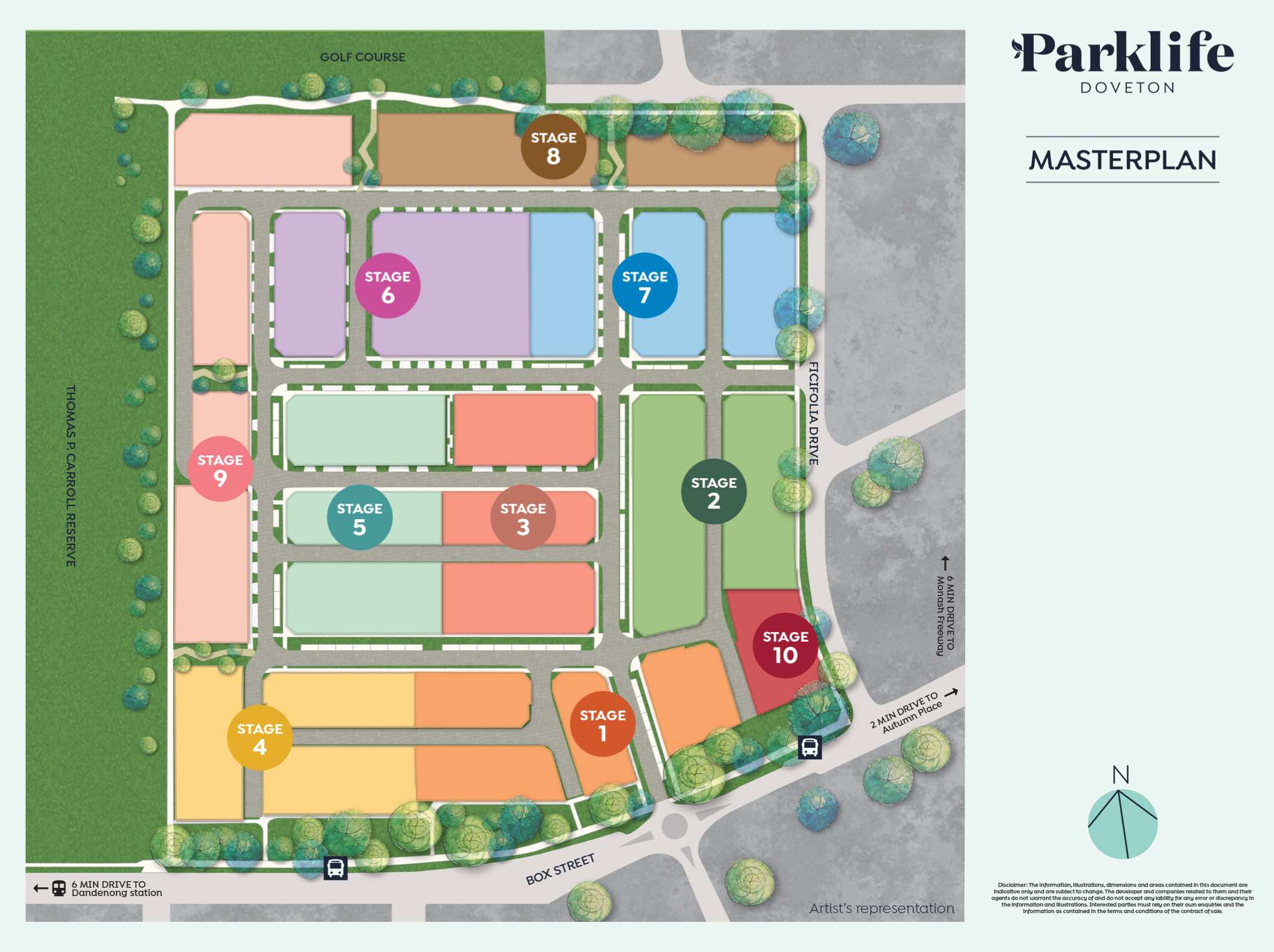 Parklife Estate - Doveton Masterplan