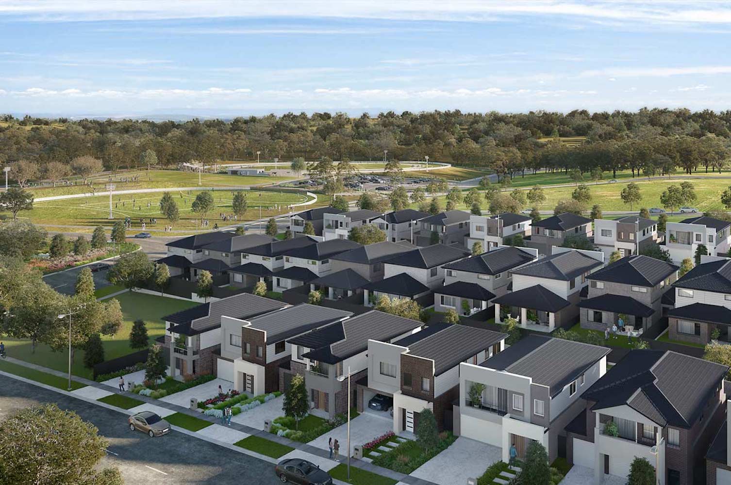 Parkside Estate - Box H Render