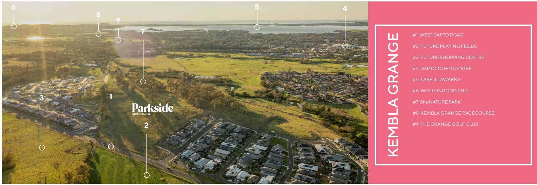 Parkside Estate - Kembla Grange Aerial