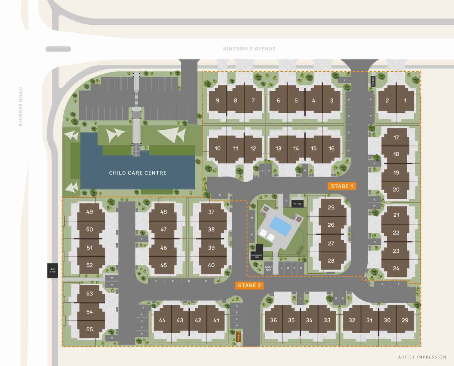 Parkvista Townhomes - Thornlands Masterplan