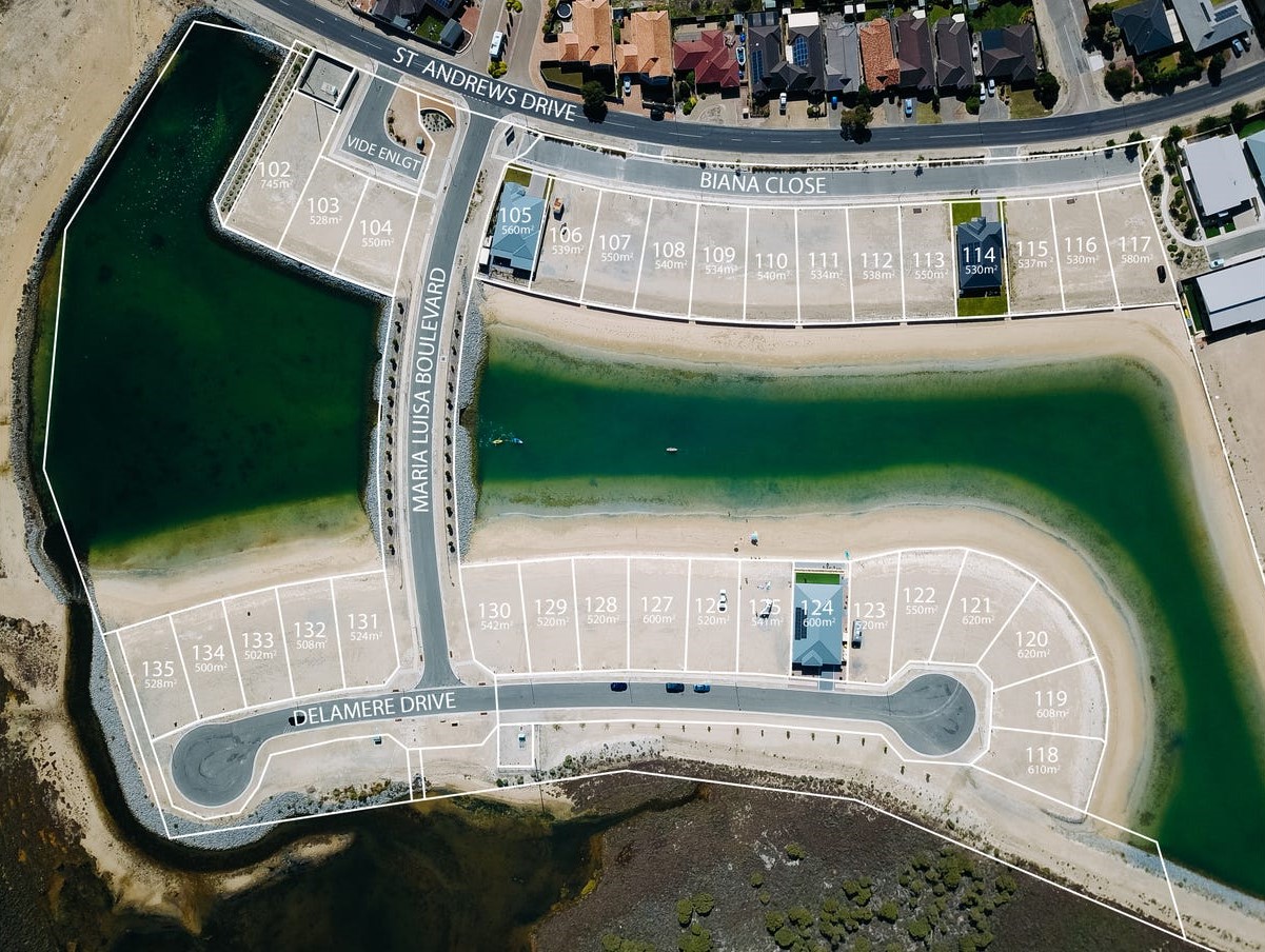 Parnkalla Waters Estate - Port Lincoln Aerial