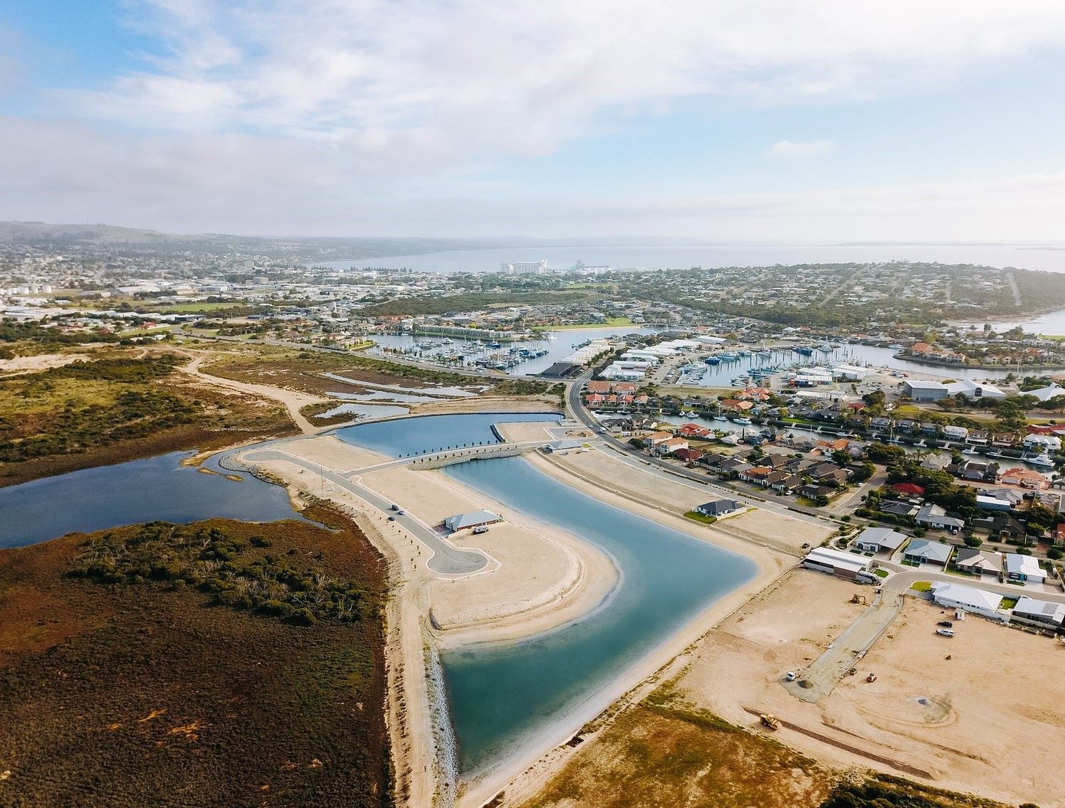 Parnkalla Waters Estate - Port Lincoln Aerial