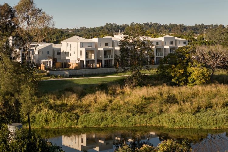 Parqway Townhomes - Albany Creek Aerial
