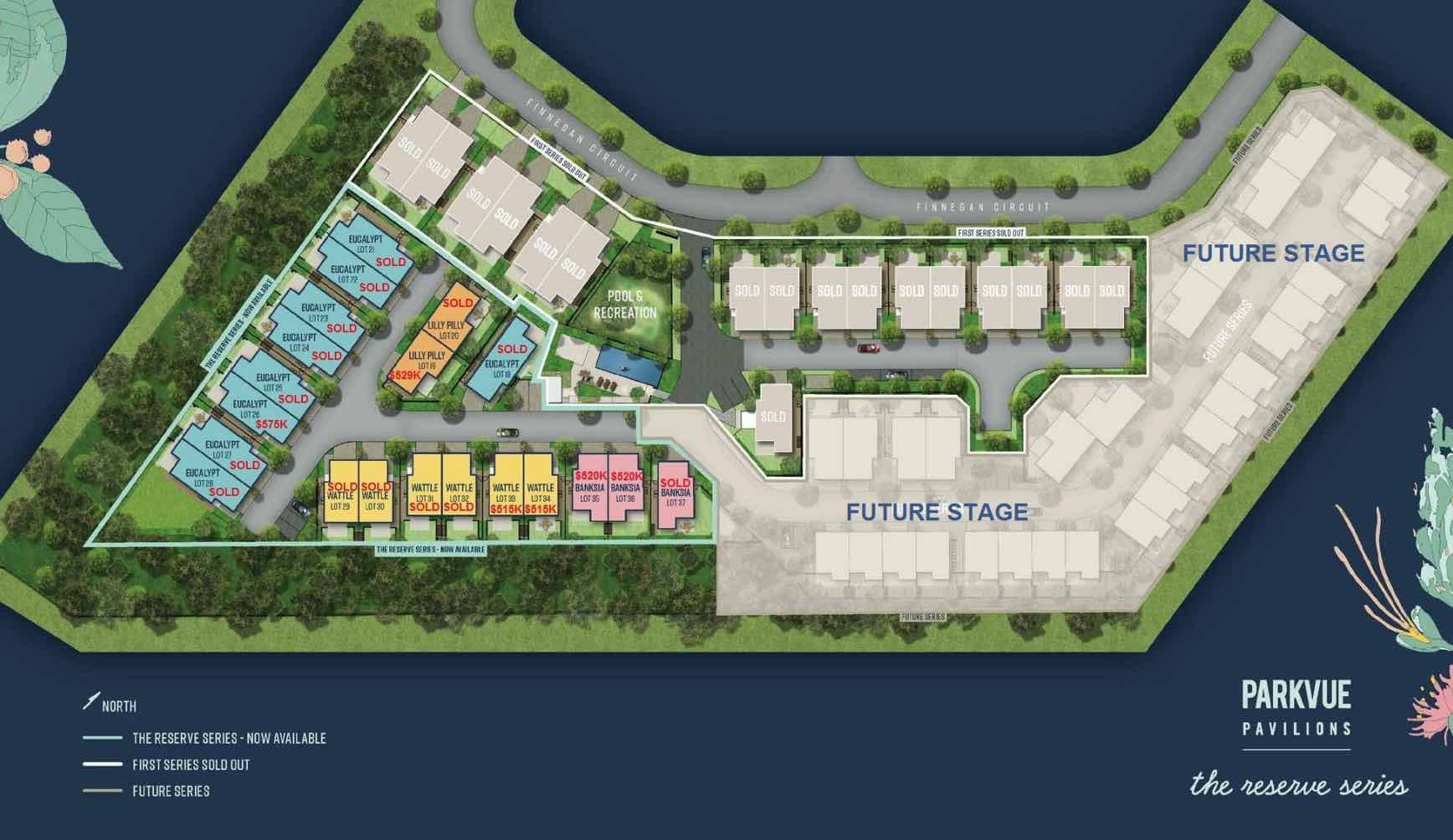 Pavilions on ParkVue Estate - Oxley Masterplan