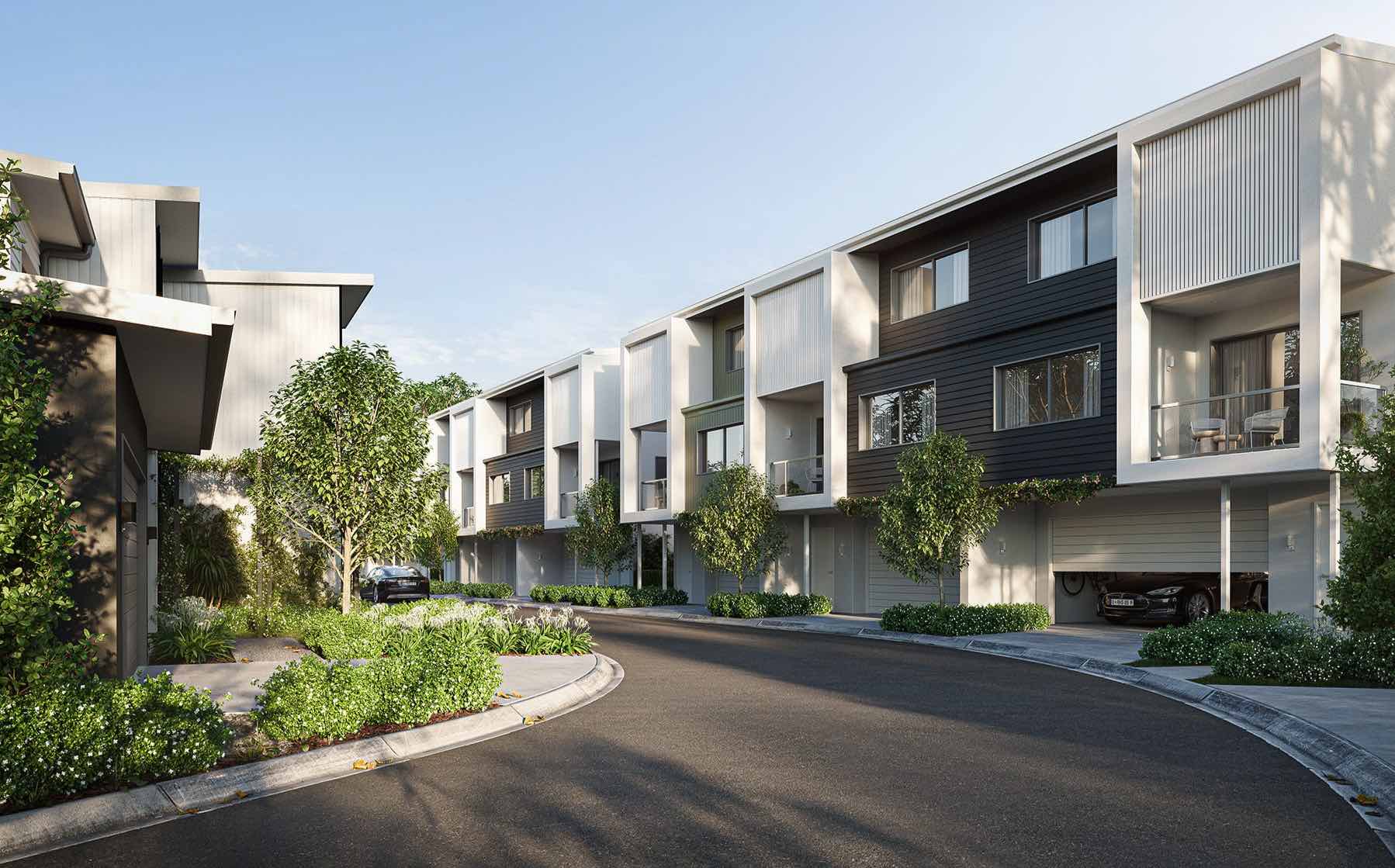 Pavilions on ParkVue Estate - Oxley Render