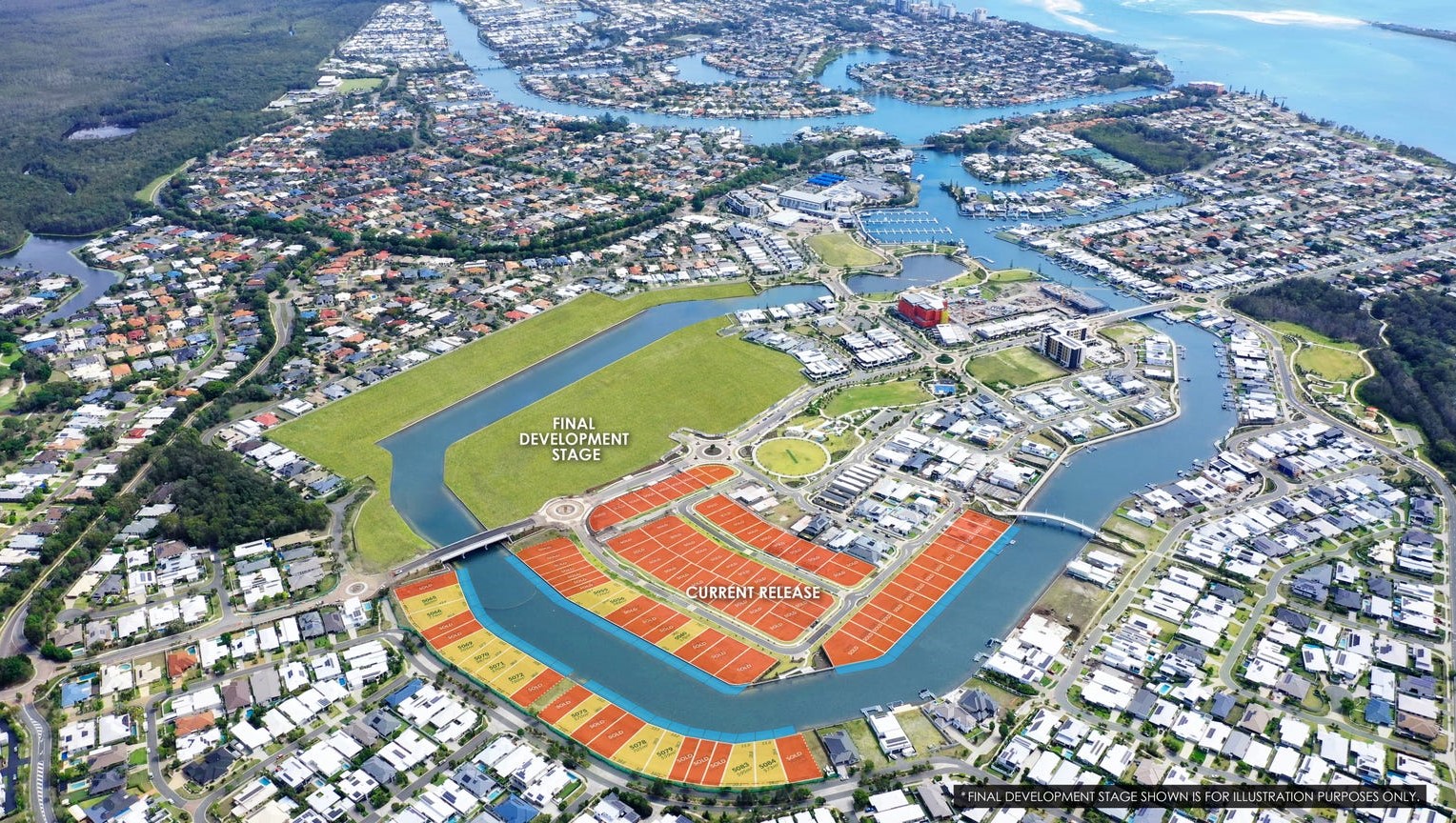 Pelican Waters Estate - Pelican Waters Aerial