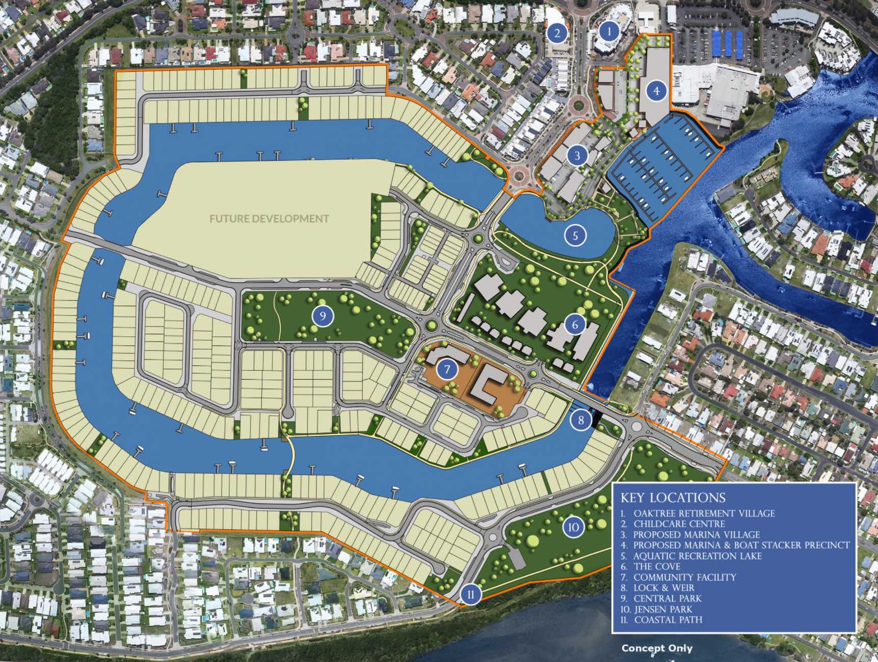 Pelican Waters Masterplan