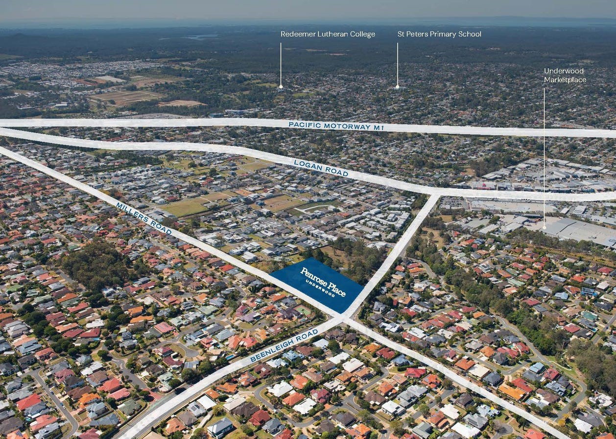 Penrose Place Estate - Underwood Aerial