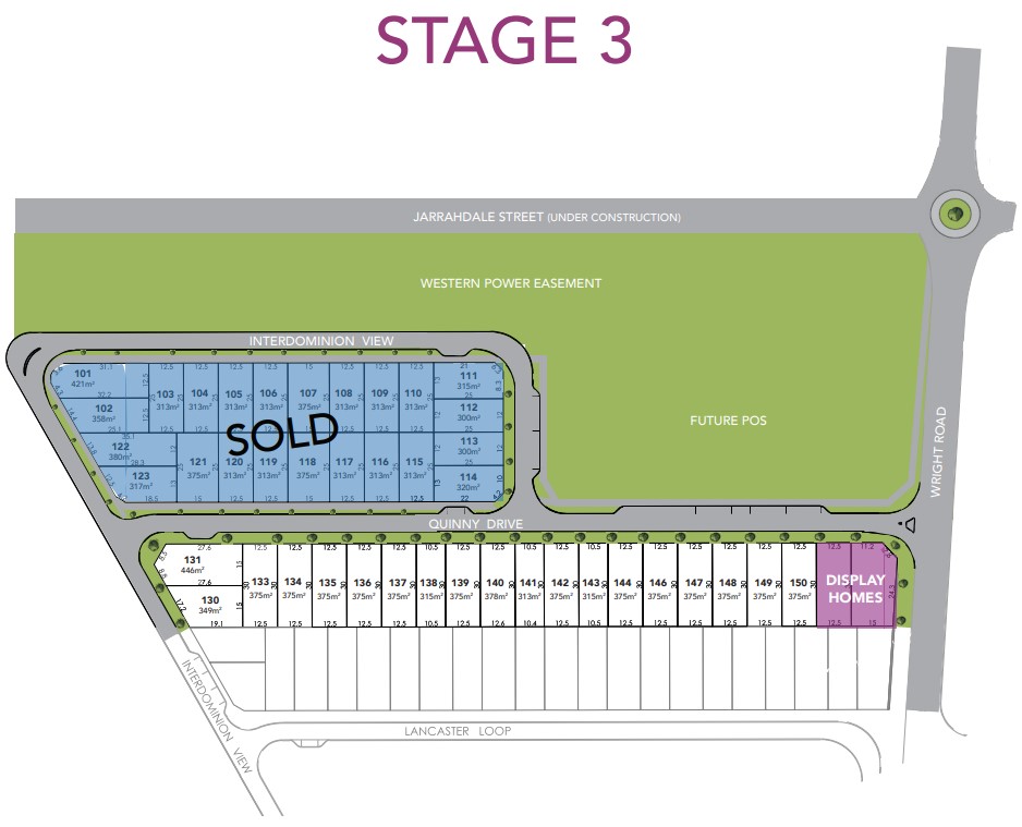Peregrine Estate - Piara Waters Stage 3 Plan