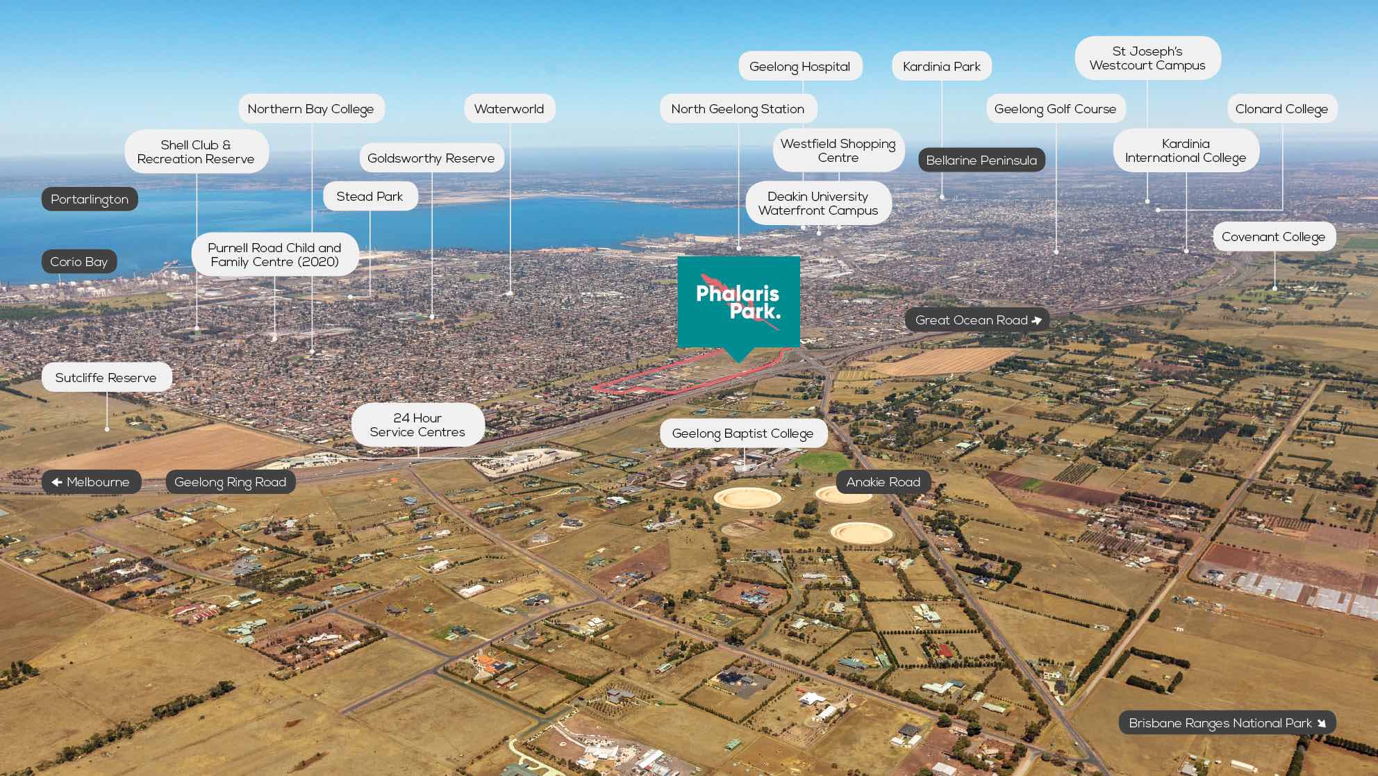 Phalaris Park Estate - Lovely Banks Aerial 3